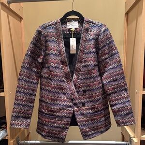 Colorful Patterned Blazer